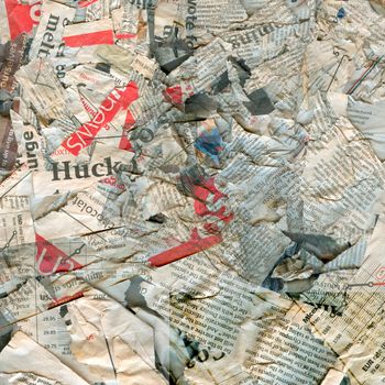 Abstract newspaper dirty damaged background