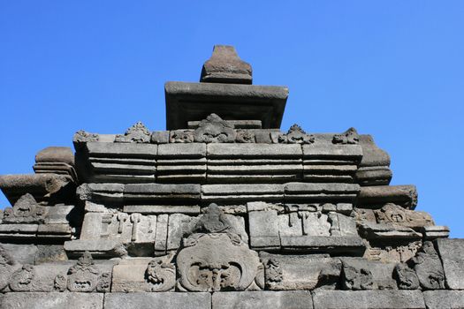 Part of architecture in Borobudur, Indonesia