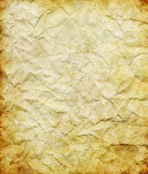 old grunge crumpled paper background