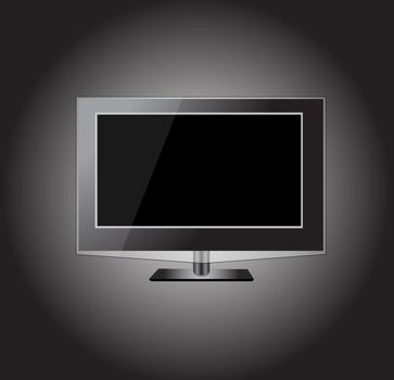 Plasma lcd tv illustration