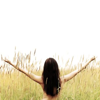 woman on in the rye