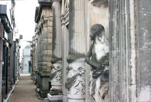 The Cemetery of Recoleta, Buenos Aires, Argentina.