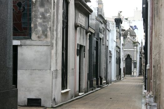 The Cemetery of Recoleta, Buenos Aires, Argentina.