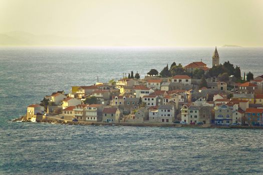 Adriatic Town of Primosten on sea, Dalmatia, Croatia