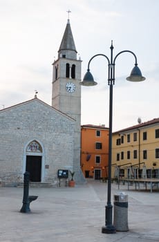 Cosmas and Damian Church. City Fazana. Croatia