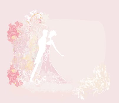 wedding dancing couple background