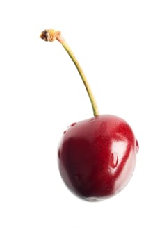 An image of ripe cherry isolated