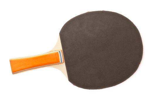 table tennis racket isolated on white background