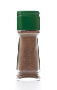 Allspice bottle isolated on the white background