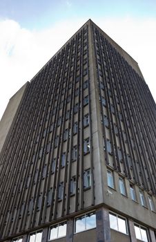 modern building high rise apartment tower at day