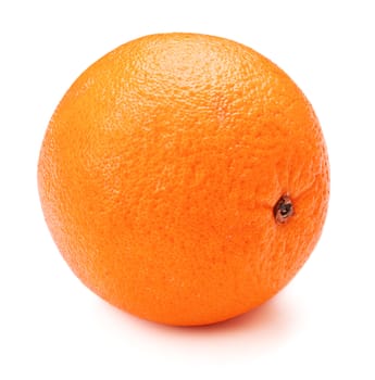 single orange isolated on a white background