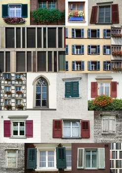 An image of a set of various windows