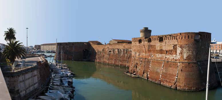 Snapshot of the city of Livorno, on the Italian coast.