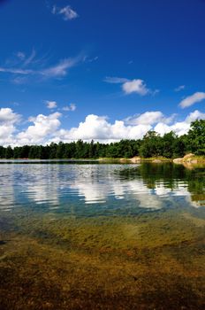 St Anna Archipelago in a nummer sunny day in Sweden