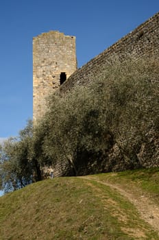 Monteriggioni (Siena, Tuscany, Italy), historic fortificated town