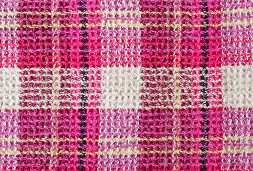 red and white grid pattern fabric texture