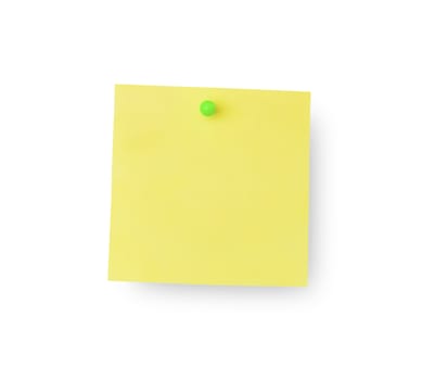Sticky memo notes on white background