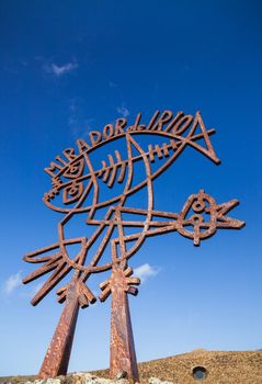 Mirador del Rio on Canary Island Lanzarote, Spain