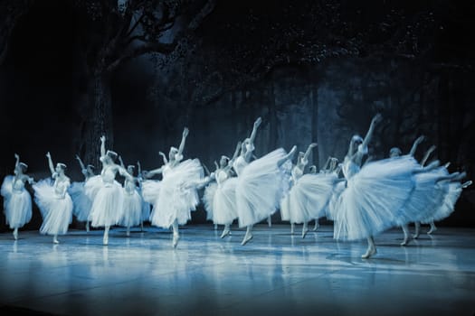 PRAGUE, CZECH REPUBLIC - APRIL 6: The Prague State Opera ballet ensemble presents the traditional version of Giselle on April 6, 2011 in Prague