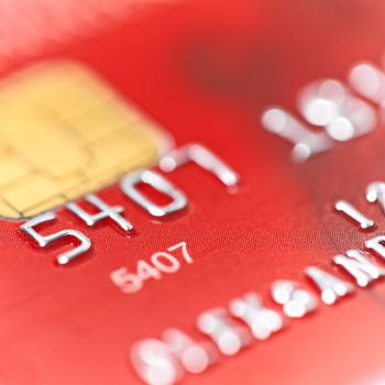 credit card with shallow DOF