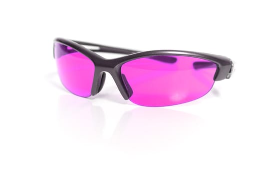 sunglasses on white background