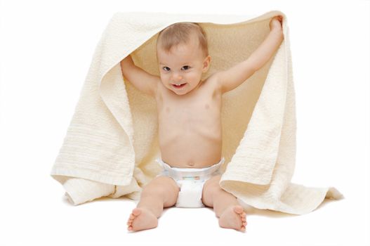 baby in towel