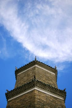 Ancient pagoda in Hong Kong