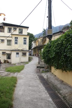 Path in village of Hong Kong