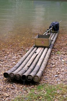 Bamboo boat