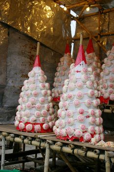 Lucky buns in Cheung Chau Bun Festival Hong Kong