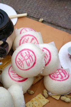 Lucky buns in Cheung Chau Bun Festival Hong Kong