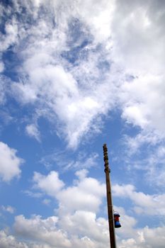 Blue sky background