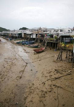 Tai O fishing village in Hong Kong