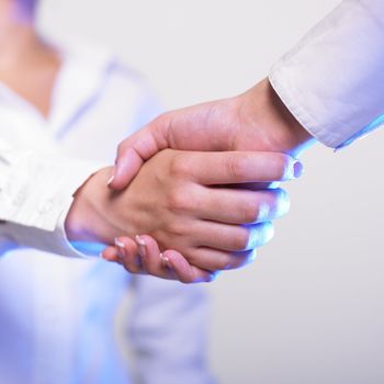 Two hands in Handshake - Business Handshaking