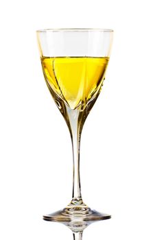 wineglass isolated on white background