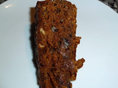 slice of freshly baked carrot cake