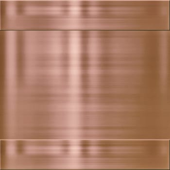 very finely brushed copper metal background texture