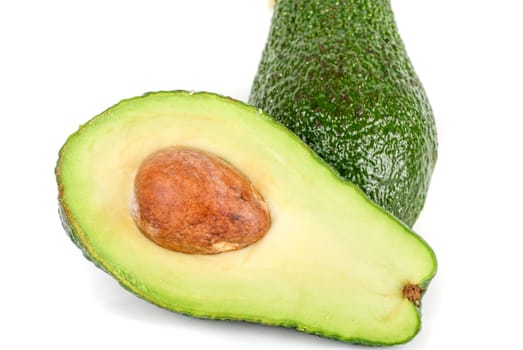 avocado fruit isolated on a white background