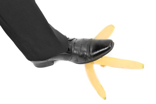 Banana risk - boot to step on a banana