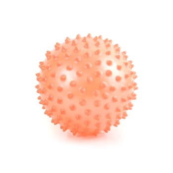 pimply ball isolated on a white background