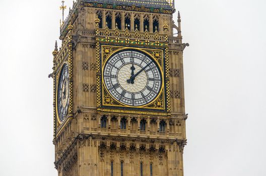 The Big Ben, Houses of Parliament, London, UK