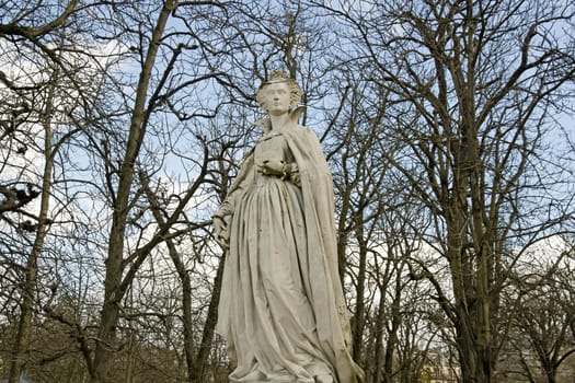 statue of Queen Marie of Medicis  LD Caillouette 19 th