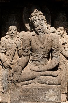 Bas-reliefs of Prambanan temple, Indonesia, Java, Yogyakarta