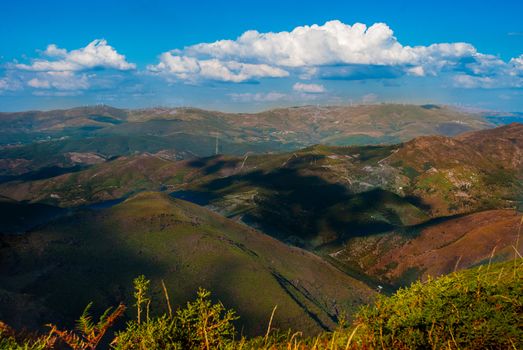 Moutains landscape view beauty at Arouca, Portugal.