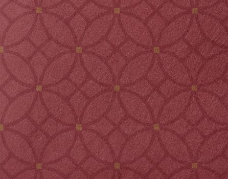 Abstract background with circle in red and gold