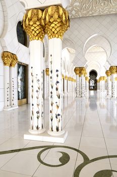 Sheikh Zayed mosque at Abu-Dhabi, UAE 