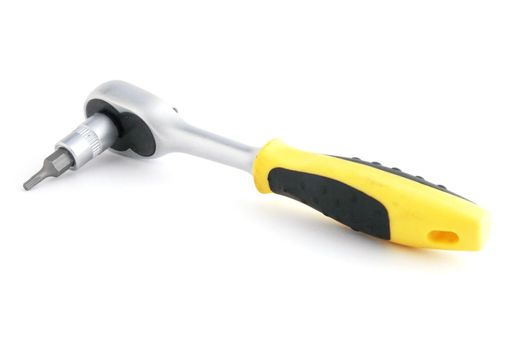 metal tools on a white background