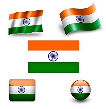 india flag icon set