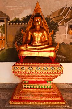 buddha statue in Wat Phrathat Doi Suthep in Chiang Mai, Thailand