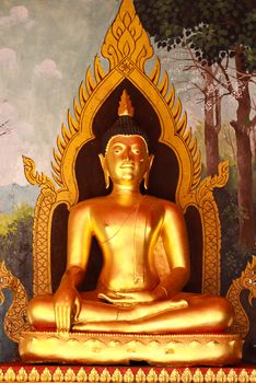 buddha statue in Wat Phrathat Doi Suthep in Chiang Mai, Thailand
